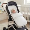 Plain Poly/Cotton Footmuff: White